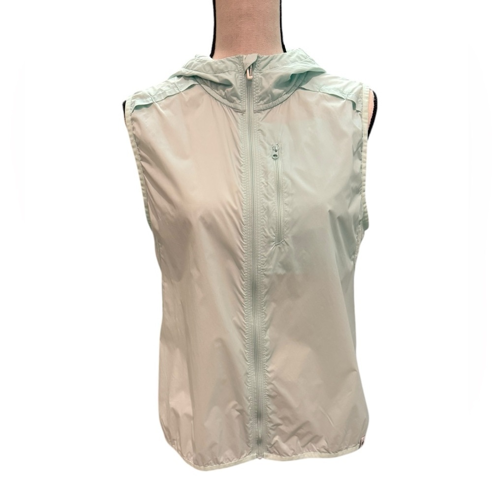 Smartwool Merino Sport Ultra Light Vest Sleeveless Aqua Hooded Packable wool
